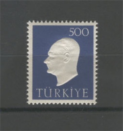 0200 Atatürk Posta Pulu - Kabartma Baskısı