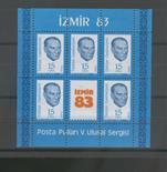 0580 İzmir 83 Posta Pulları V. Ulusal Sergisi